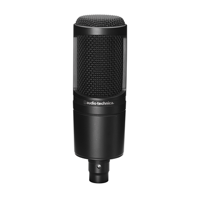 Microfone Condensador Cardioide Estúdio AT2020 AUDIO TECHNICA